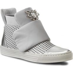 Sneakersy CARINII - B3522M Venus 14 Srebro/Primavera Bianco. Szare półbuty damskie Carinii, ze skóry. W wyprzedaży za 229,00 zł.