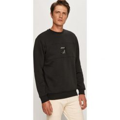Adidas Originals - Bluza. Czarne bluzy męskie adidas Originals, s, z aplikacjami, z bawełny, z okrągłym kołnierzem, bez rękawów, bez kaptura. Za 199,90 zł.