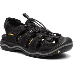 Sandały KEEN - Rialto II 1021371 Black/Gargoyle. Czarne sandały męskie Keen, ze skóry. W wyprzedaży za 369,00 zł.