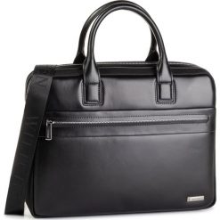 Torba na laptopa WITTCHEN - 88-3U-206-1 Czarny. Czarne torby męskie skórzane Wittchen, bez wzorów, ze skóry. W wyprzedaży za 389,00 zł.
