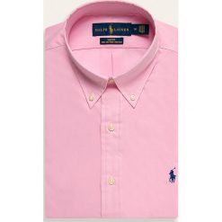 Polo Ralph Lauren - Koszula. Różowe koszule męskie Polo Ralph Lauren, xl, bez wzorów, z bawełny, casualowe, polo, z długim rękawem. Za 429,90 zł.