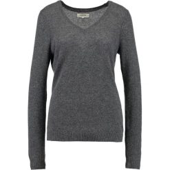 Swetry klasyczne damskie: Zalando Essentials Sweter dark grey mélange