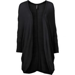 Swetry damskie: Sweter bez zapięcia „oversize” bonprix czarny