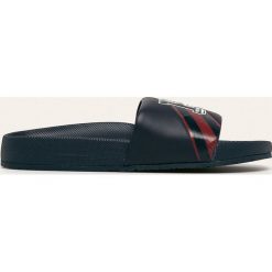 Polo Ralph Lauren - Klapki. Niebieskie kapcie męskie Polo Ralph Lauren, ze skóry ekologicznej. Za 219,90 zł.