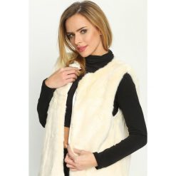 Biała Kamizelka Fluffy. Białe kamizelki damskie other, l. Za 99,99 zł.