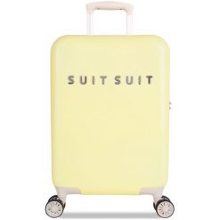 Suitsuit Walizka Tr-1220/3-S Fabulous Fifties, Żółta. Żółte walizki marki Suitsuit, z materiału. Za 438,00 zł.