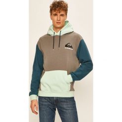 Quiksilver - Bluza. Szare bluzy męskie Quiksilver, s, bez wzorów, z bawełny, z kapturem, bez rękawów, z kapturem. W wyprzedaży za 199,90 zł.
