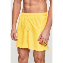 Reebok - Kąpielówki. Pomarańczowe kąpielówki męskie marki Reebok, s, z poliesteru. Za 89,90 zł.