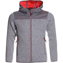 CMP GIRL FIX HOOD JACKET Kurtka z polaru argento/bianco. Szare kurtki sportowe damskie CMP, z poliesteru. Za 209,00 zł.