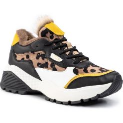 Sneakersy S.OLIVER - 5-23628-33 Blk/Leo Comb. 089. Czarne półbuty damskie S.Oliver, ze skóry ekologicznej. Za 259,00 zł.