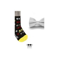 Yellow Hello Zestaw Muszka i skarpetka. Żółte muszki męskie marki Underbeard, z elastanu. Za 110,00 zł.