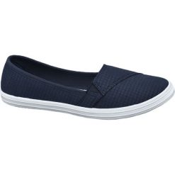 Tenisówki damskie Casa mia granatowe. Niebieskie trampki i tenisówki damskie Casa mia, bez wzorów, z tworzywa sztucznego, bez zapięcia. Za 39,90 zł.