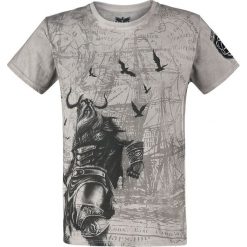 Black Premium by EMP Rebel Soul T-Shirt szary. Szare koszulki męskie marki Black Premium by EMP, xl, z nadrukiem, z okrągłym kołnierzem. Za 134,90 zł.