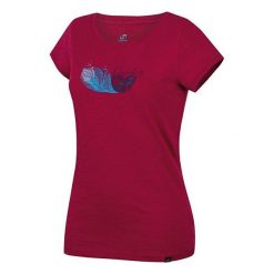 Hannah Ladies T-Shirt Sofia Beaujolais (Rozmiar 40). Fioletowe bluzki sportowe damskie marki Hannah, s. W wyprzedaży za 66,00 zł.
