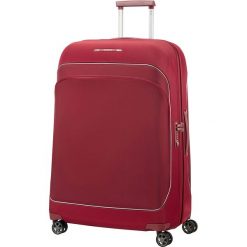 Walizka "Spinner" w kolorze czerwonym - 51x 76 x 30 cm. Czerwone walizki Samsonite, bez wzorów, z poliesteru. W wyprzedaży za 472,95 zł.