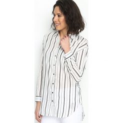 Koszule damskie: Biało-Czarna Koszula White Bedding