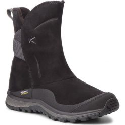 Śniegowce KEEN - Winterterra Lea Boot Wp 1019671 Black/Raven. Czarne buty zimowe damskie Keen, z materiału. Za 599,95 zł.