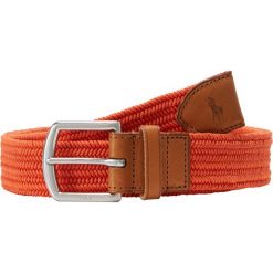 Paski męskie: Polo Ralph Lauren BRAIDED FABRIC STRETCH Pasek orange