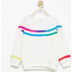 Bluza z pomponami - Kremowy. Białe bluzy niemowlęce marki Reserved. Za 29,99 zł.