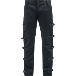 Jeansy męskie regular: Gothicana by EMP Pete (Straight Fit) Jeansy czarny