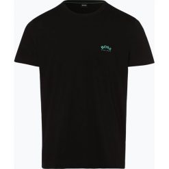 BOSS Athleisure - T-shirt męski – Tee Curved, czarny. Czarne t-shirty męskie BOSS Athleisure, xl, z nadrukiem, z bawełny, bez kołnierzyka. Za 219,95 zł.