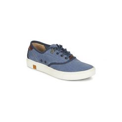 Buty Timberland AMHERST OXFORD. Niebieskie trampki i tenisówki damskie Timberland, bez wzorów, bez zapięcia. Za 383,20 zł.