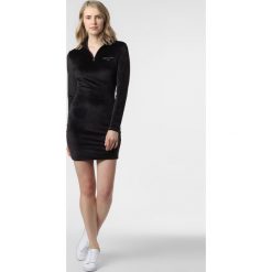 Tommy Jeans - Sukienka damska, czarny. Czarne sukienki damskie Tommy Jeans, xs, bez wzorów, z jeansu, sportowe, ze stójką, bez rękawów, sportowe. Za 449,95 zł.