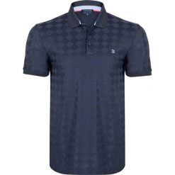 Koszulka polo w kolorze granatowym. Niebieskie koszulki męskie Giorgio di Mare, s, z haftami, z bawełny, polo, bez rękawów. W wyprzedaży za 107,95 zł.