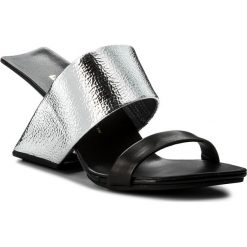 Chodaki damskie: Klapki UNITED NUDE - Loop Hi 10005458113 Silver/Black