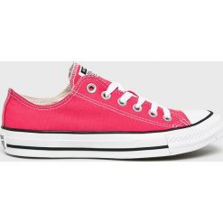Converse - Tenisówki. Różowe trampki i tenisówki damskie Converse, bez wzorów, z materiału, bez zapięcia. Za 289,90 zł.