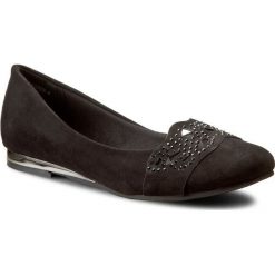 JENNY FAIRY W16SS026-4. Czarne baleriny damskie Jenny Fairy, bez wzorów, z materiału, bez obcasa. Za 79,99 zł.