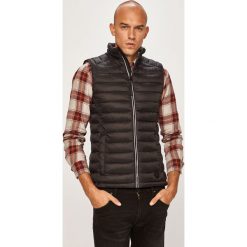 Tom Tailor Denim - Bezrękawnik. Niebieskie płaszcze męskie TOM TAILOR DENIM, s, bez wzorów, z poliesteru, bez kaptura. W wyprzedaży za 239,90 zł.