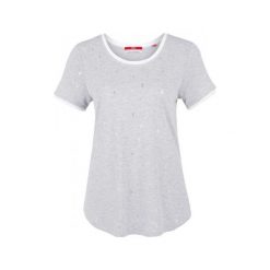 S.Oliver T-Shirt Damski 34 Szary. Szare t-shirty damskie marki S.Oliver, s. W wyprzedaży za 55,00 zł.