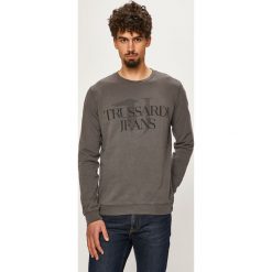 Trussardi Jeans - Bluza. Czarne bluzy męskie Trussardi Jeans, xxl, z nadrukiem, z elastanu, z okrągłym kołnierzem, bez rękawów, bez kaptura. W wyprzedaży za 239,90 zł.