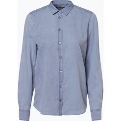 Marc O'Polo - Bluzka damska, niebieski. Niebieskie bluzki damskie marki Marc O'Polo, bez wzorów, z bawełny, polo, bez rękawów. Za 399,95 zł.