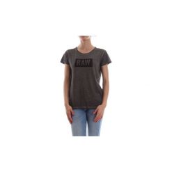 T-shirty z krótkim rękawem G-Star Raw D04441 8653 SUPE STRAIGHT. Czarne t-shirty damskie G-Star RAW, s, bez wzorów, retro, bez kołnierzyka. Za 111,41 zł.
