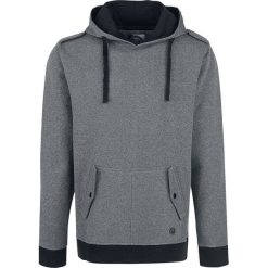 Bejsbolówki męskie: RED by EMP Epaulette Hoodie Bluza z kapturem ciemnoszary