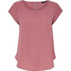 ONLY Damska bluzka Vic S / S Solid Top Noos Wvn Mesa Rose (rozmiar 34). Czerwone koszulki damskie ONLY, s, bez wzorów, bez kołnierzyka, bez rękawów. W wyprzedaży za 44,00 zł.