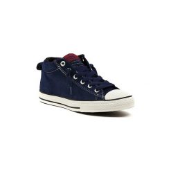 Buty Dziecko Converse ALL STAR STREET MID SUEDE. Czarne trampki chłopięce Converse, retro. Za 346,54 zł.