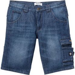 Bermudy dżinsowe Regular Fit bonprix niebieski. Niebieskie jeansy męskie bonprix, m, bez wzorów, z jeansu. Za 99,99 zł.