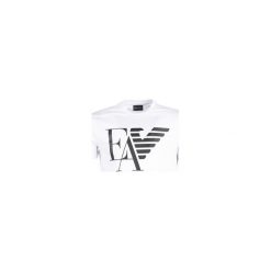 T-shirty z krótkim rękawem Emporio Armani YAYARA. Białe t-shirty męskie marki Emporio Armani, s, bez wzorów, bez kołnierzyka, krótkie. Za 289,00 zł.