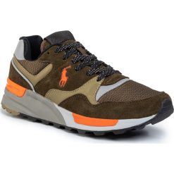 Sneakersy POLO RALPH LAUREN - Trckstr 809784342001 Deep Olive/Basketball Orange. Zielone sneakersy męskie Polo Ralph Lauren, bez zapięcia. W wyprzedaży za 469,00 zł.