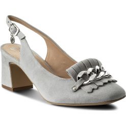 Sandały SOLO FEMME - 52310-31-G15/000-05-00 Szary. Szare klapki damskie Solo Femme, bez wzorów, ze skóry, bez obcasa, na obcasie. W wyprzedaży za 219,00 zł.