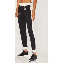 Under Armour - Spodnie. Szare spodnie damskie Under Armour, s, bez wzorów, z bawełny. W wyprzedaży za 139,90 zł.