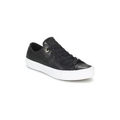 Buty Converse CHUCK TAYLOR ALL STAR II CRAFT LEATHER OX. Czarne trampki i tenisówki damskie marki Converse, bez wzorów, bez zapięcia. Za 219,45 zł.