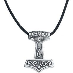 EtNox Hard and Heavy Thors Hammer Naszyjnik srebrny. Szare naszyjniki męskie marki etNox Hard and Heavy, srebrne. Za 62,90 zł.