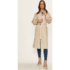 Pepe Jeans - Płaszcz Lauren. Szare kurtki damskie Pepe Jeans, s, w paski, z bawełny. W wyprzedaży za 639,90 zł.