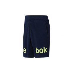 Szorty i Bermudy Dziecko Reebok Sport Spodenki Boys Workout Ready French Terry. Niebieskie spodenki chłopięce marki Reebok Sport, sportowe. Za 89,95 zł.