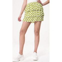 Zielona Spódnica My Thing. Zielone spódniczki damskie Born2be, s, bez wzorów, mini. Za 29,99 zł.