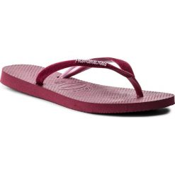 Japonki HAVAIANAS - Slim Velvet Cf 41402653976 Beetroot. Czerwone japonki damskie marki Havaianas, z tworzywa sztucznego. W wyprzedaży za 99,00 zł.